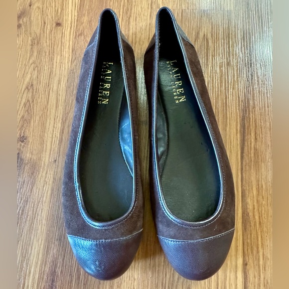 Ralph Lauren Chocolate Brown Flats - Picture 4 of 8